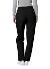 Adar Multipocket Cargo Pants - Black - Burgundy - Ceil Blue