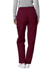 Adar Multipocket Cargo Pants - Black - Burgundy - Ceil Blue