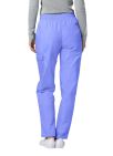 Adar Multipocket Cargo Pants - Black - Burgundy - Ceil Blue