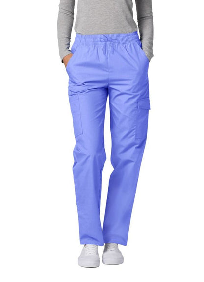 Adar Multipocket Cargo Pants - Black - Burgundy - Ceil Blue