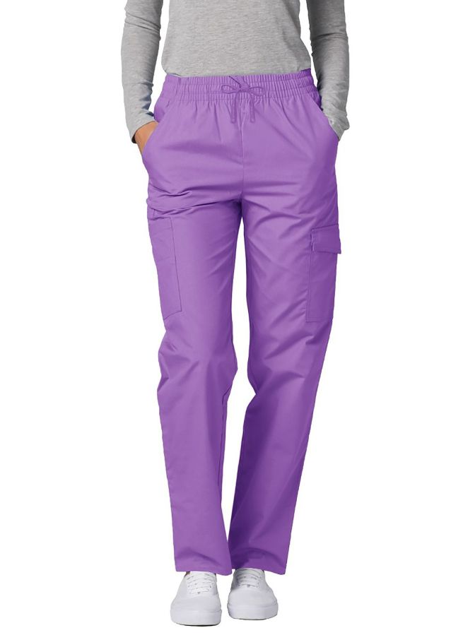 Adar Multipocket Cargo Pants - Hunter Green - Khaki - Lavender