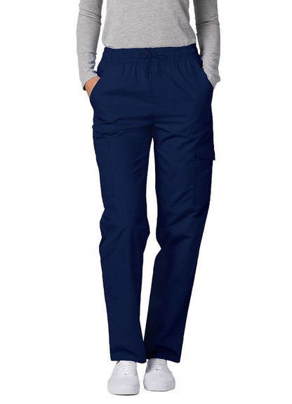 Adar Multipocket Cargo Pants - Navy - Caribbean Blue - Red