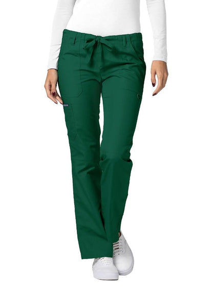 Adar Low-Rise Drawstring Pants - Hunter Green - Khaki - Lavender