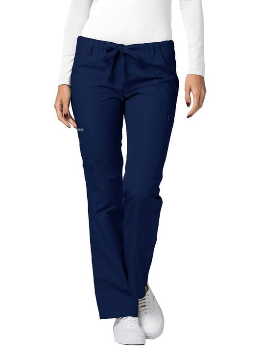 Adar Low-Rise Drawstring Pants - Navy - Purple - Red