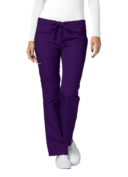 Adar Low-Rise Drawstring Pants - Navy - Purple - Red