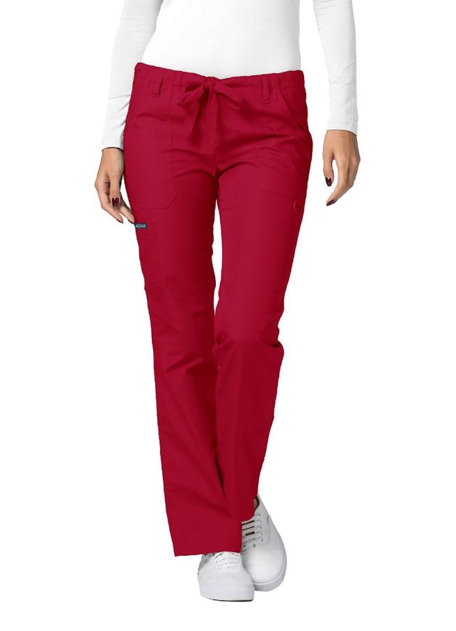 Adar Low-Rise Drawstring Pants - Navy - Purple - Red