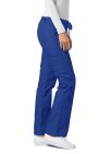 Adar Low-Rise Drawstring Pants - Royal Blue - Sherbet - Silver Gray