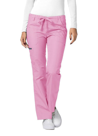 Adar Low-Rise Drawstring Pants - Royal Blue - Sherbet - Silver Gray