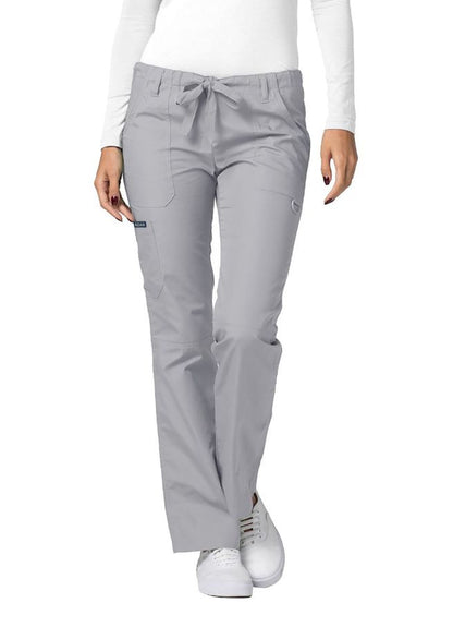 Adar Low-Rise Drawstring Pants - Royal Blue - Sherbet - Silver Gray