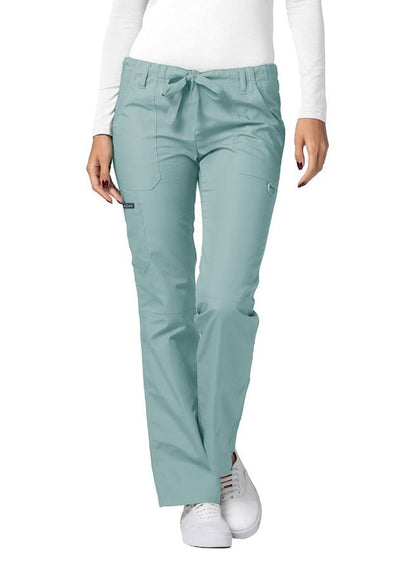 Adar Low-Rise Drawstring Pants - Submarine - Teal Blue - Turquoise