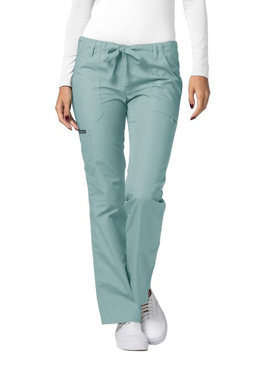 Adar Low-Rise Drawstring Pants - Submarine - Teal Blue - Turquoise