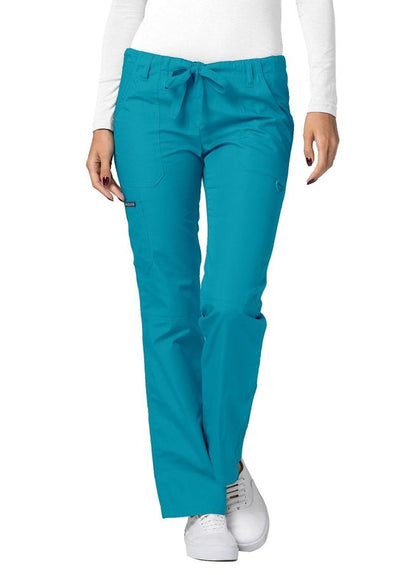 Adar Low-Rise Drawstring Pants - Submarine - Teal Blue - Turquoise