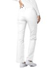 Adar Low-Rise Drawstring Pants - White