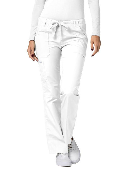 Adar Low-Rise Drawstring Pants - White