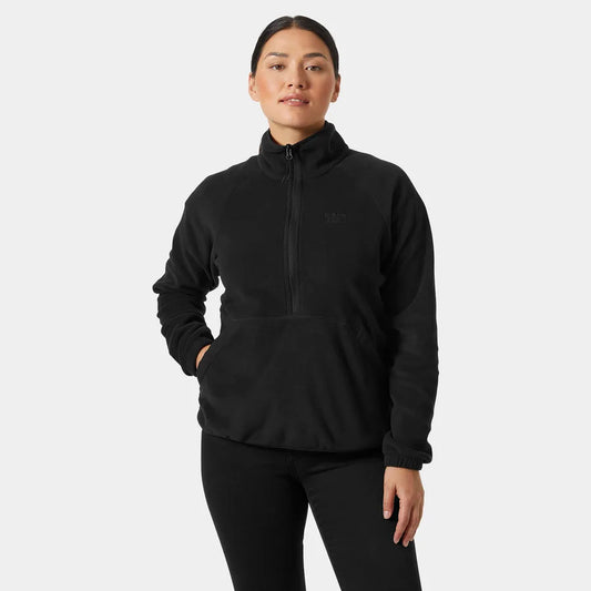 Helly Hansen Women’s Rig Fleece Half-Zip Jacket - 990 BLACK