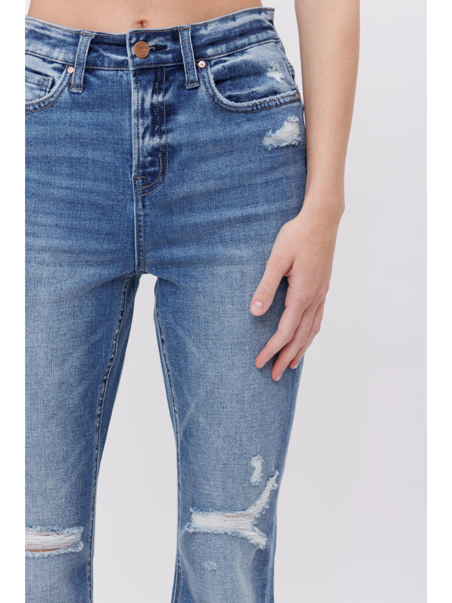 Ruby & Jenna Women's High Rise Flare