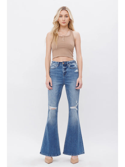 Ruby & Jenna Women's High Rise Flare