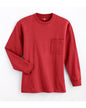 BLAIR John Blair Everyday Jersey Knit Long-Sleeve Pocket Tee Top 2