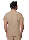 Adar Unisex V-Neck Tunic 3 Pocket - Khaki
