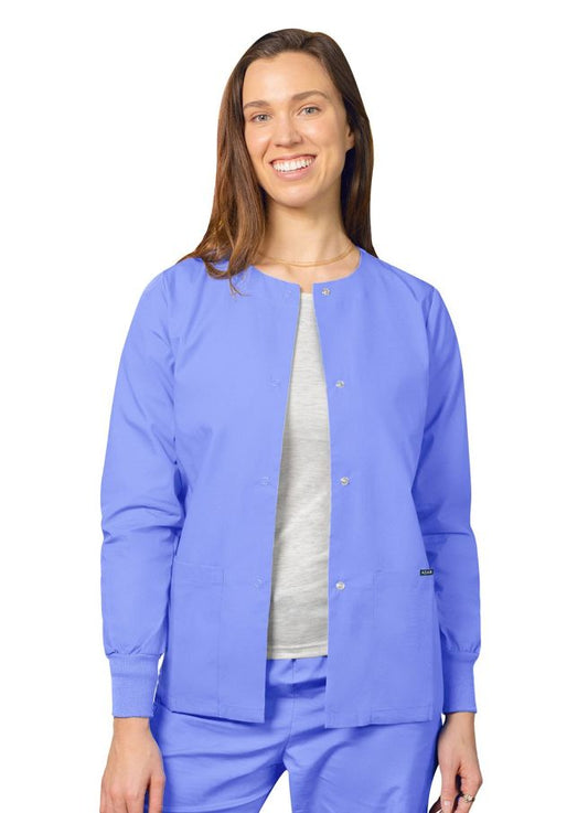 Adar Warm-Up Jacket - Ceil Blue - Hunter Green - Khaki
