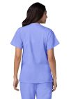 Adar Double Pocket Snap Front Top - Ceil Blue - Hunter Green - Khaki