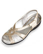 BLAIR Womens's Shoes “Rina” Fisherman Slingbacks By Classique (Metallic Multi) - x3