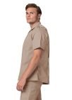 Adar Men's Zippered Jacket - Khaki - Navy - Royal Blue - White