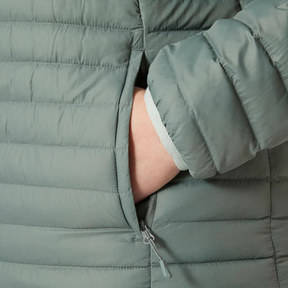 Helly Hansen Women's Sirdal Hooded Insulated Plus Jacket - 485 GREY CACTUS
