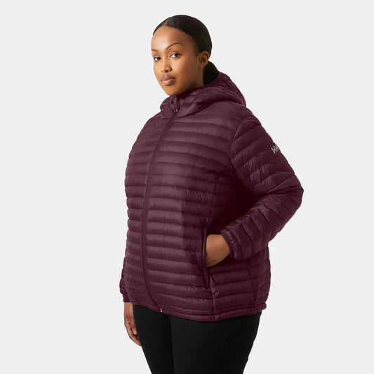 Helly Hansen Women's Sirdal Hooded Insulated Plus Jacket - 658 HICKORY