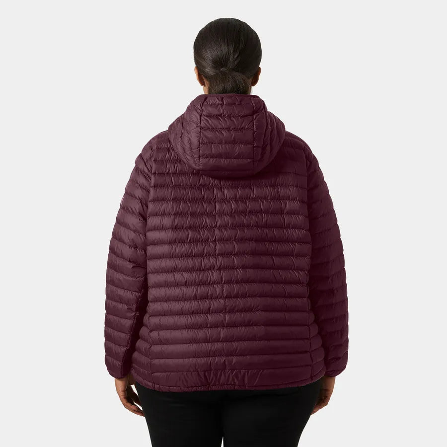 Helly Hansen Women's Sirdal Hooded Insulated Plus Jacket - 658 HICKORY