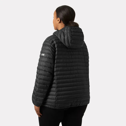 Helly Hansen Women's Sirdal Hooded Insulated Plus Jacket - 990 BLACK