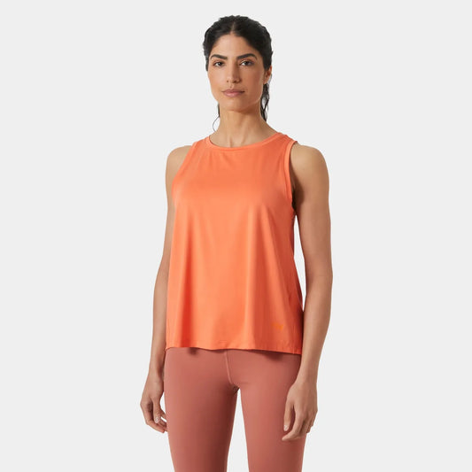 Helly Hansen Women’s Tech Split Back Tank 2.0 - 304 BONFIRE