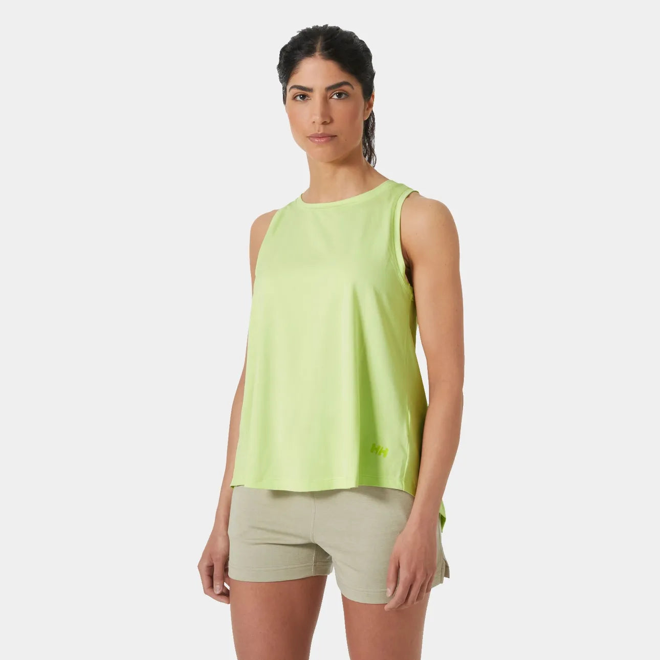 Helly Hansen Women’s Tech Split Back Tank 2.0 - 398 WASHED LIME