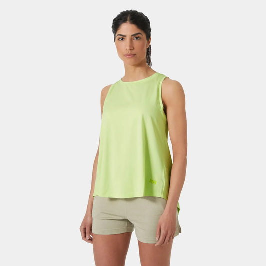 Helly Hansen Women’s Tech Split Back Tank 2.0 - 398 WASHED LIME