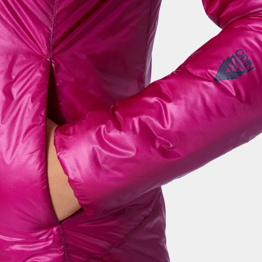 Helly Hansen Women's Odin Everdown Hooded Jacket - 663 MAGENTA 20