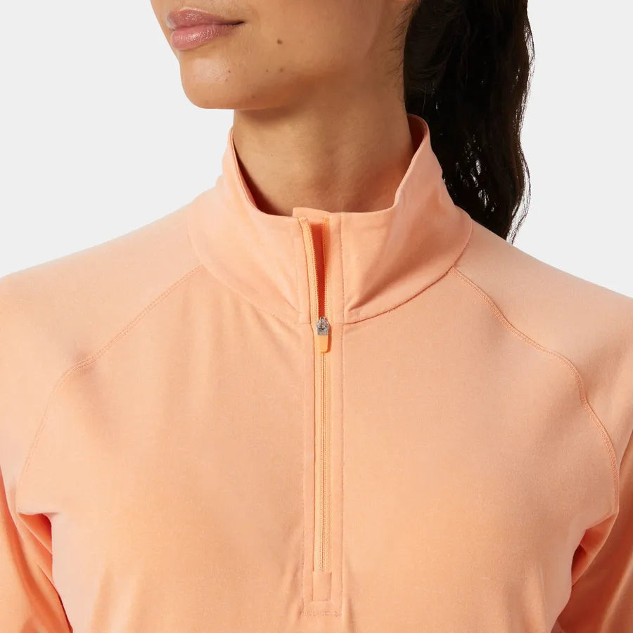 Helly Hansen Women's Tyri Half-Zip - 306 APRICOT CRU