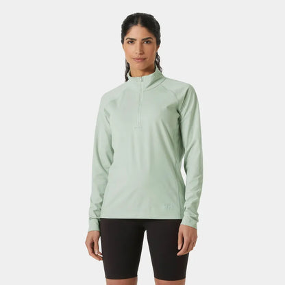 Helly Hansen Women's Tyri Half-Zip - 462 GREEN MIST
