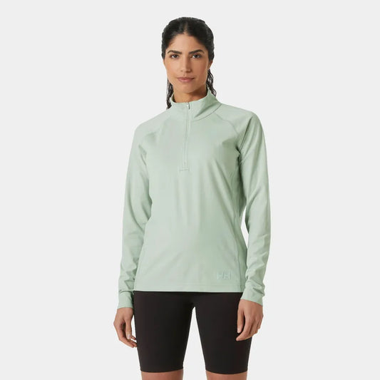 Helly Hansen Women's Tyri Half-Zip - 462 GREEN MIST