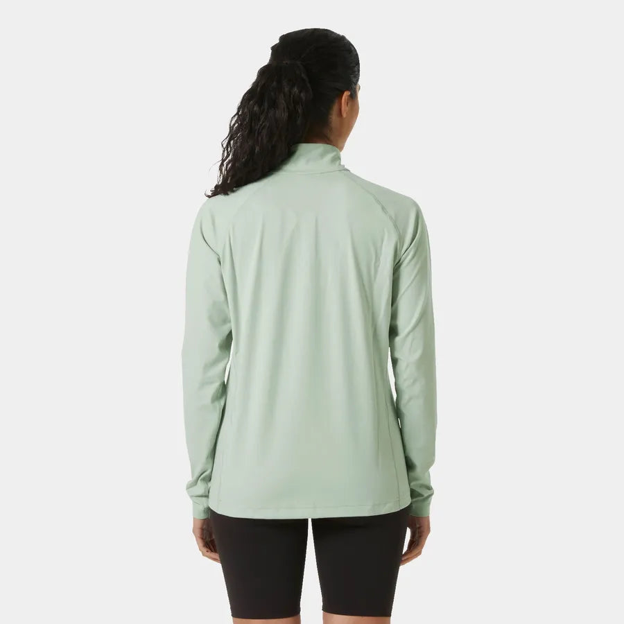 Helly Hansen Women's Tyri Half-Zip - 462 GREEN MIST