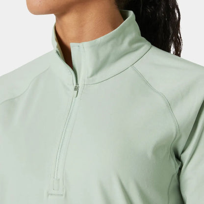 Helly Hansen Women's Tyri Half-Zip - 462 GREEN MIST