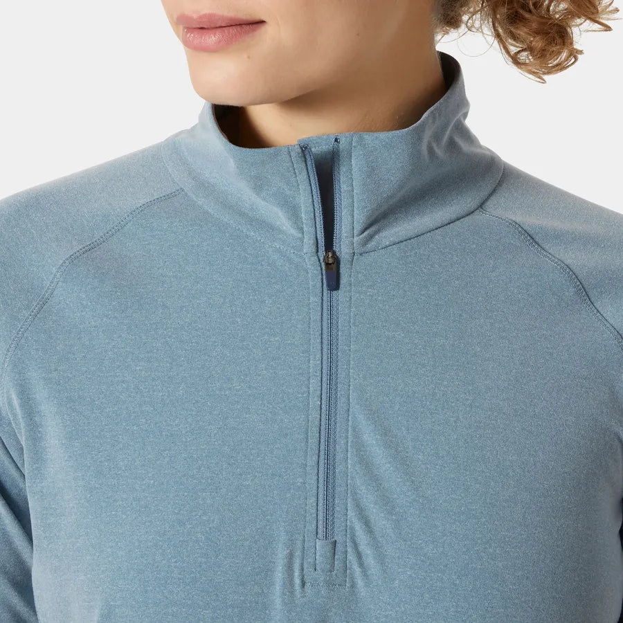 Helly Hansen Women's Tyri Half-Zip - 601 WASHED NAVY