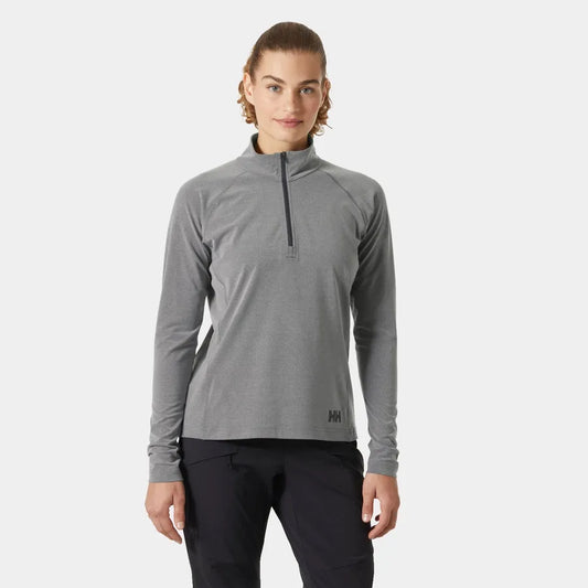 Helly Hansen Women's Tyri Half-Zip - 980 EBONY MELAN