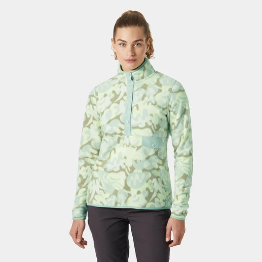 Helly Hansen Women's Maridalen Printed Fleece - 398 WASHED LIME