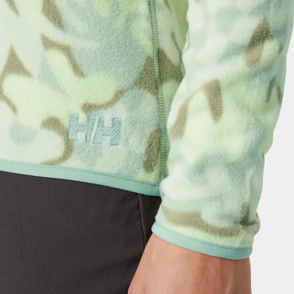 Helly Hansen Women's Maridalen Printed Fleece - 398 WASHED LIME