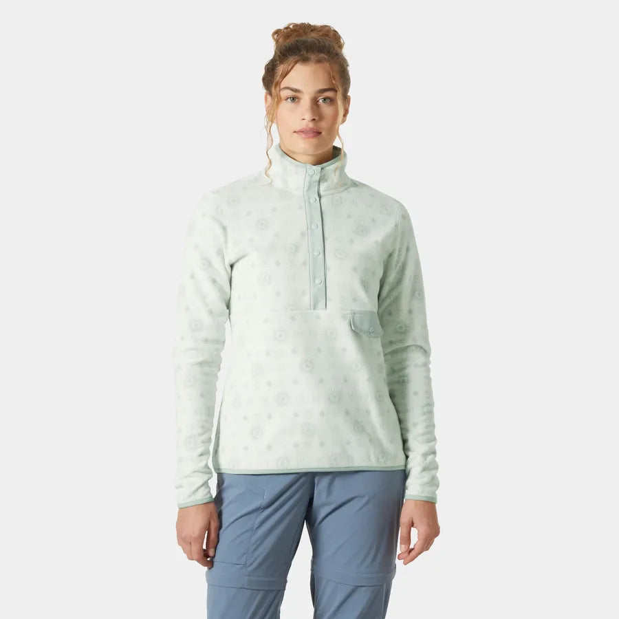 Helly Hansen Women's Maridalen Printed Fleece - 403 SEAFOAM SUN