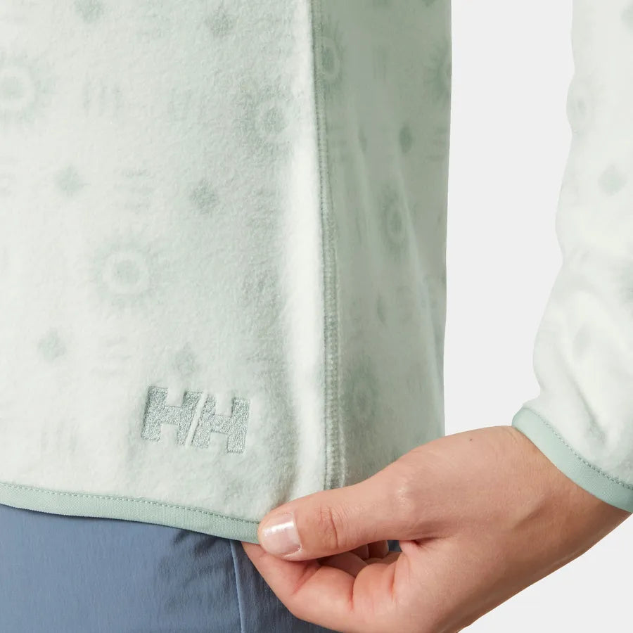 Helly Hansen Women's Maridalen Printed Fleece - 403 SEAFOAM SUN