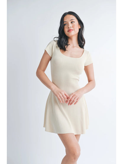 Ruby & Jenna Women's A Line Dress Cutout Back