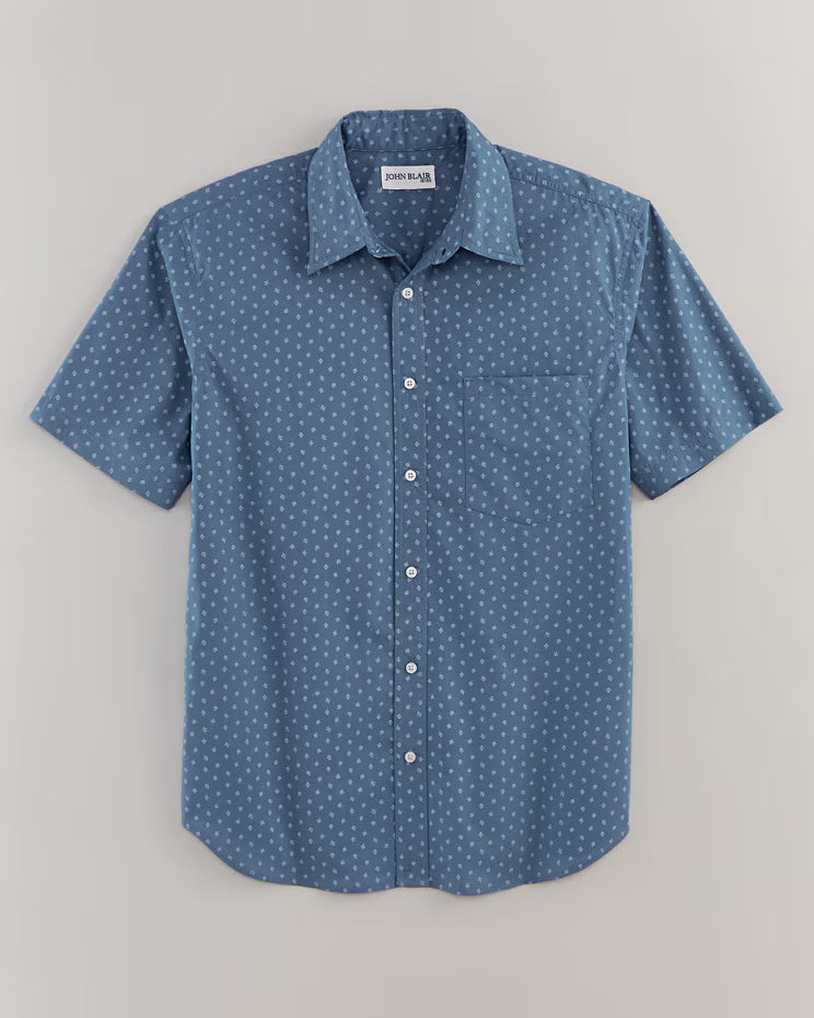 BLAIR John Blair Classics Short-Sleeve Print Shirt Top 2