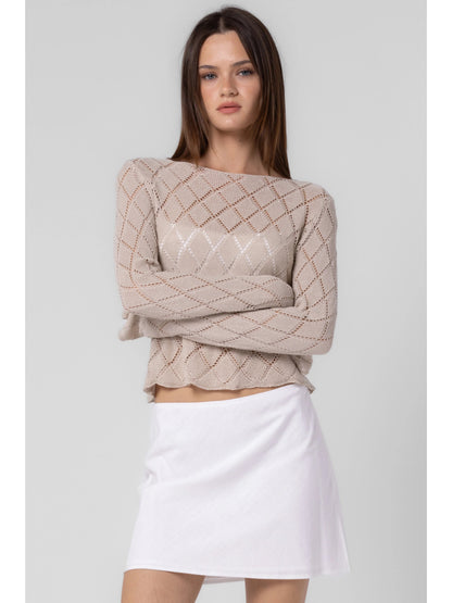 Ruby & Jenna Women's Boat Neck Sweater