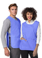 Adar Bib Apron Black - Burgundy - Ceil Blue